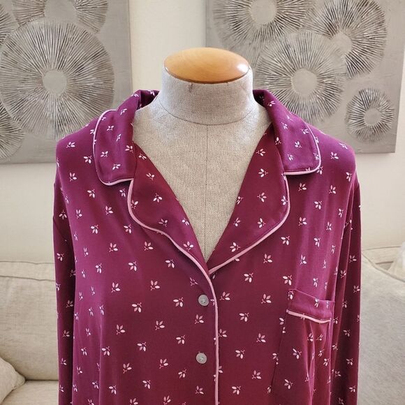 Alfani Plus Size Printed Sleepshirt Nightgown - Picture 3 of 12